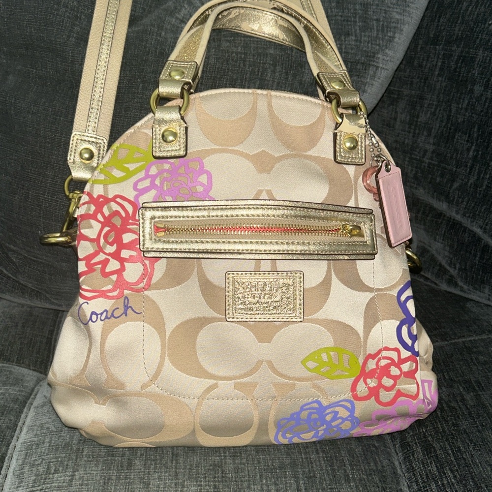 Coach Multicolor Floral Shoulder Bag